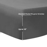 Embroidered Microfiber Bed Sheets Set