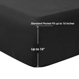 Embroidered Microfiber Bed Sheets Set