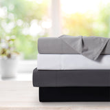 Embroidered Microfiber Bed Sheets Set