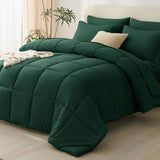 CozyLux Comforter Set - 7 Pieces Bed in a Bag, All Season Soft Bedding Set, Oeko-Tex Certified Bed Set with Down Alternative Comforter, Sheets, Pillowcases & Pillow Shams
