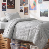 CozyLux Seersucker Bed in a Bag 5/7 Pieces All-Season Soft Comforter Sets