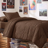 CozyLux Seersucker Bed in a Bag 5/7 Pieces All-Season Soft Comforter Sets