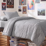 CozyLux Seersucker Bed in a Bag 5/7 Pieces All-Season Soft Comforter Sets