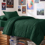 CozyLux Seersucker Bed in a Bag 5/7 Pieces All-Season Soft Comforter Sets