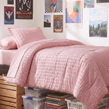 CozyLux Seersucker Bed in a Bag 5/7 Pieces All-Season Soft Comforter Sets