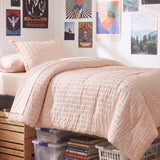 CozyLux Seersucker Bed in a Bag 5/7 Pieces All-Season Soft Comforter Sets