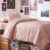 CozyLux Seersucker Bed in a Bag 5/7 Pieces All-Season Soft Comforter Sets