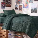 CozyLux Seersucker Bed in a Bag 5/7 Pieces All-Season Soft Comforter Sets