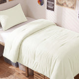 CozyLux Comforter Set 2/3 Pieces Solid Breathable Quilted Style Bedding Sets, Luxury Fluffy Soft Microfiber Down Alternative Comforter for All Seasons