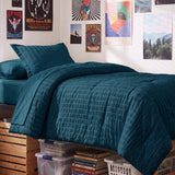 CozyLux Seersucker Bed in a Bag 5/7 Pieces All-Season Soft Comforter Sets