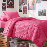 CozyLux Seersucker Bed in a Bag 5/7 Pieces All-Season Soft Comforter Sets