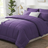 CozyLux Comforter Sets - 7 Pieces Bed in a Bag Set, Bedding Sets with All Season Quilted Comforter, Flat Sheet, Fitted Sheet, Pillowcases