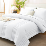 CozyLux Comforter Sets - 7 Piece Bed in a Bag Comforter Set with Sheets Luxury Bed Set All Seasons, Soft Bedding Set with Down Alternative Comforter, Sheets, Pillowcases & Shams