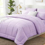 CozyLux Comforter Sets - 7 Pieces Bed in a Bag Set, Bedding Sets with All Season Quilted Comforter, Flat Sheet, Fitted Sheet, Pillowcases