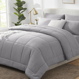 CozyLux Comforter Sets - 7 Pieces Bed in a Bag Set, Bedding Sets with All Season Quilted Comforter, Flat Sheet, Fitted Sheet, Pillowcases