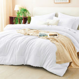 CozyLux Comforter Set Bed in a Bag Soft Bedding Comforter, All Season Microfiber Bed Sets with Down Alternative Comforter, Fitted Sheet, Flat Sheet, Pillow Shams and Pillowcases