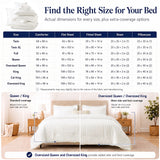 CozyLux Seersucker Bed in a Bag 5/7 Pieces All-Season Soft Comforter Sets