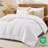 CozyLux Comforters Duvet Insert, All Season Quilted Bed Comforter, Box Stitched Down Alternative Duvet with 8 Corner Tabs, Gifts for Women Men