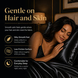 CozyLux Satin Sheets Queen, 4-Piece 14-Inch Deep Pocket Sheet Set, OEKO-TEX Certified Silky Soft Sheet Set for Hair & Skin, Luxurious Silky-Smooth Satin for Elegant Bedroom Decor