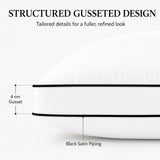 CozyLux Bed Pillows, Soft and Supportive 3D/7D Down Alternative Pillows for Sleeping, Luxury Hotel Quality Gusseted Bedding Pillows for Back, Stomach or Side Sleepers