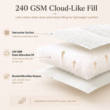 CozyLux Seersucker Bed in a Bag 5/7 Pieces All-Season Soft Comforter Sets