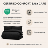 CozyLux Comforter Sets - 7 Pieces Bed in a Bag Set, Bedding Sets with All Season Quilted Comforter, Flat Sheet, Fitted Sheet, Pillowcases