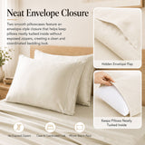 CozyLux Bamboo Sheets, 100% Rayon Derived from Bamboo, Sateen Weave, OEKO-TEX Certified, 240 TC Sateen, 16-Inch Deep Pocket 360° Elastic, Silky & Breathable Feel for Hot Sleepers