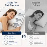 CozyLux Bed Pillows, Soft and Supportive 3D/7D Down Alternative Pillows for Sleeping, Luxury Hotel Quality Gusseted Bedding Pillows for Back, Stomach or Side Sleepers