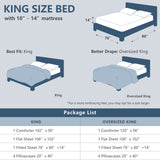 CozyLux Comforter Sets - 7 Pieces Bed in a Bag Set, Bedding Sets with All Season Quilted Comforter, Flat Sheet, Fitted Sheet, Pillowcases
