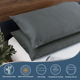 100% Organic Bamboo Pillowcase Set of 2