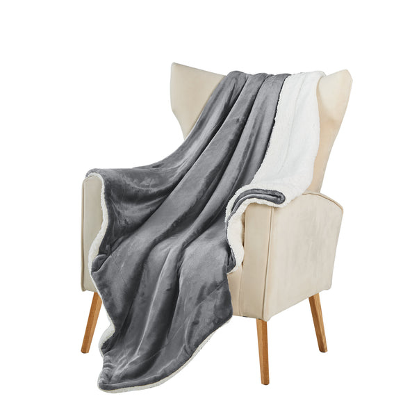 Sherpa Fleece Reversible Blanket