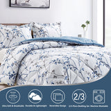 Orchid Floral Printed Comforter Set