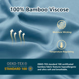 100% Organic Bamboo Pillowcase Set of 2