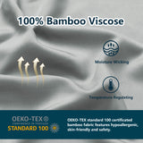 100% Organic Bamboo Bed Sheets Set