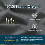100% Organic Bamboo Pillowcase Set of 2