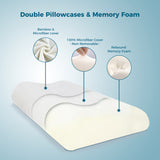 Ergonomic Memory Foam Contour Pillow