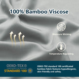 100% Organic Bamboo Pillowcase Set of 2