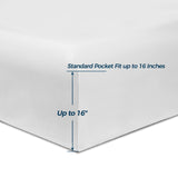 Embroidered Microfiber Bed Sheets Set