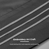 Embroidered Brushed Microfiber Pillowcases Set of 2