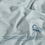 Cationic Dyeing Comforter Set with Pillow Shams