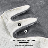Sherpa Fleece Reversible Blanket