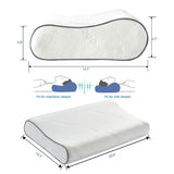Ergonomic Memory Foam Contour Pillow