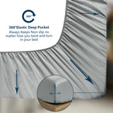 100% Organic Bamboo Bed Sheets Set