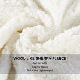 Sherpa Fleece Reversible Blanket