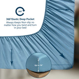 100% Organic Bamboo Bed Sheets Set