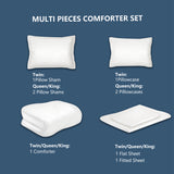 Seersucker Pattern Comforter Set