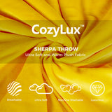 Sherpa Fleece Reversible Blanket