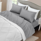 Embroidered Microfiber Bed Sheets Set