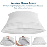 Embroidered Brushed Microfiber Pillowcases Set of 2