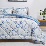 Orchid Floral Printed Comforter Set